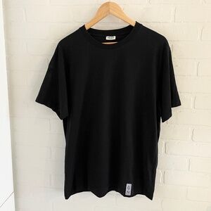 Kenzo Paris Men’s Tee Black Cotton blend Minimalist Elevated Basic Luxury  Sz L
